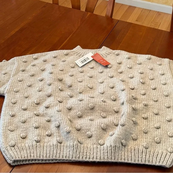 Misha and Puff long sleeve popcorn Textured Knit Sweater Size 3 (large) - Picture 5 of 6